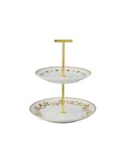 Maxwell & Williams White Christmas 2 Tiered Cake Stand 15/19x22cm Gift Boxed