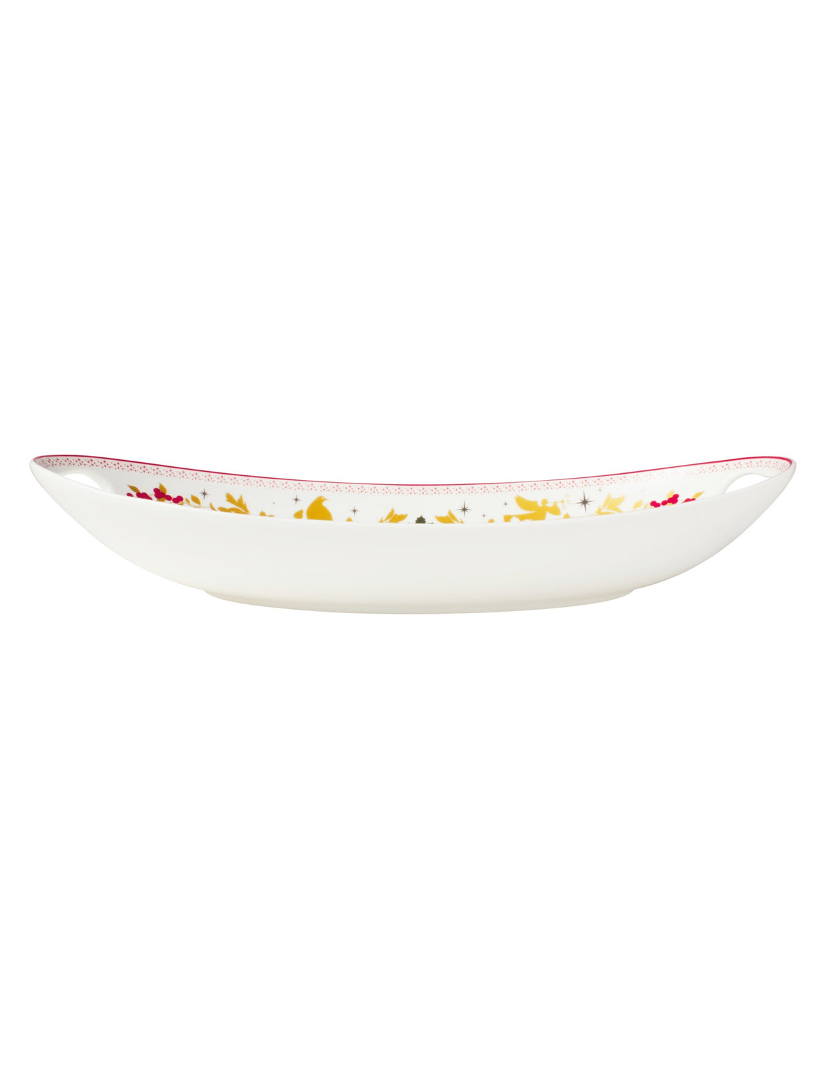 Maxwell & Williams  White Christmas 2026 Handled Oval Bowl 41.5x21.5x8cm Gift Boxed