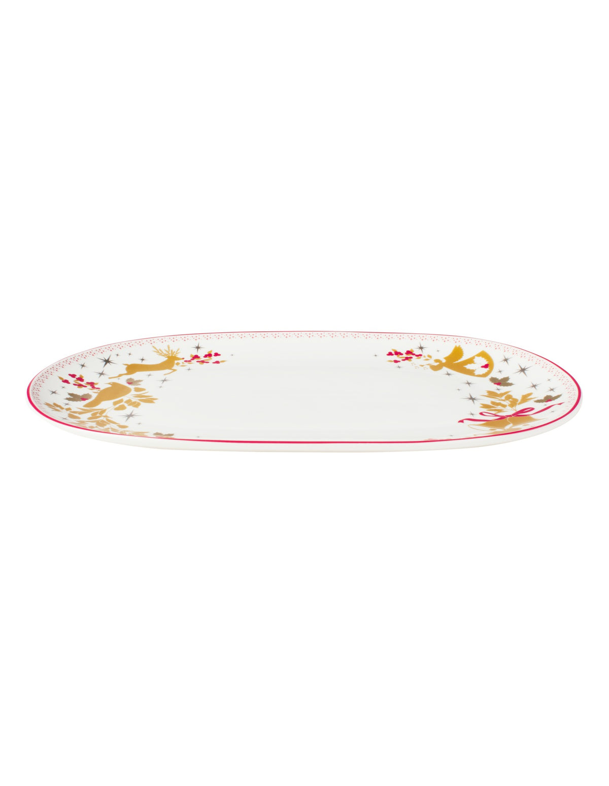 Maxwell & Williams White Christmas 2026 Oblong Platter 36.5x23cm Gift Boxed