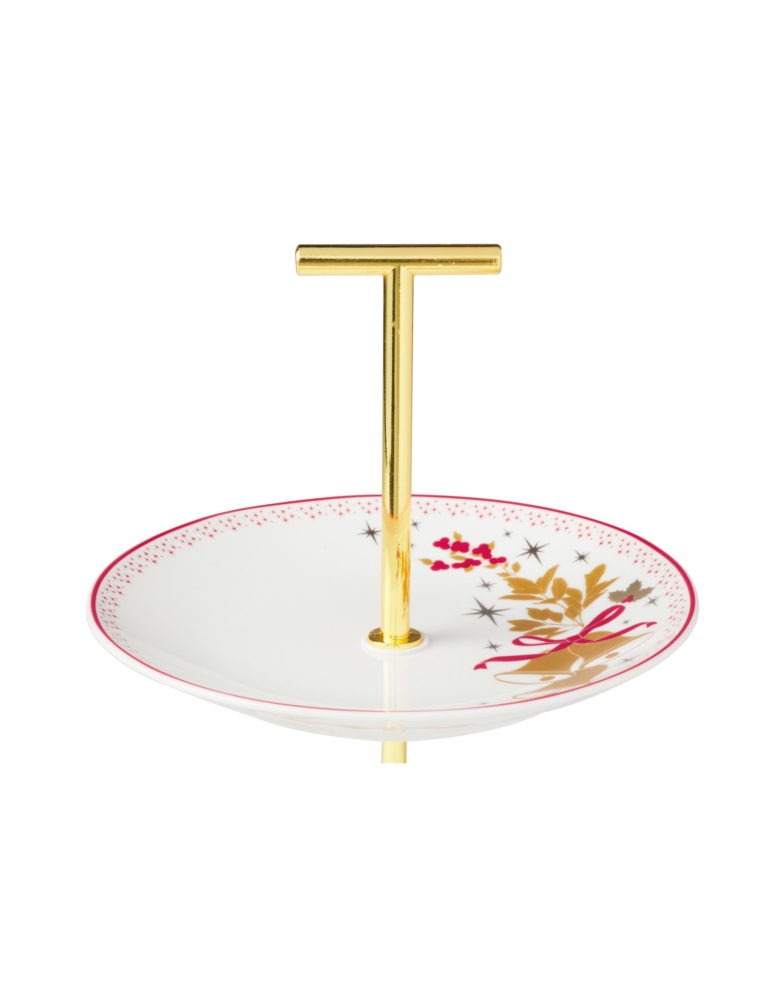 Maxwell & Williams White Christmas 2 Tiered Cake Stand 15/19x22cm Gift Boxed