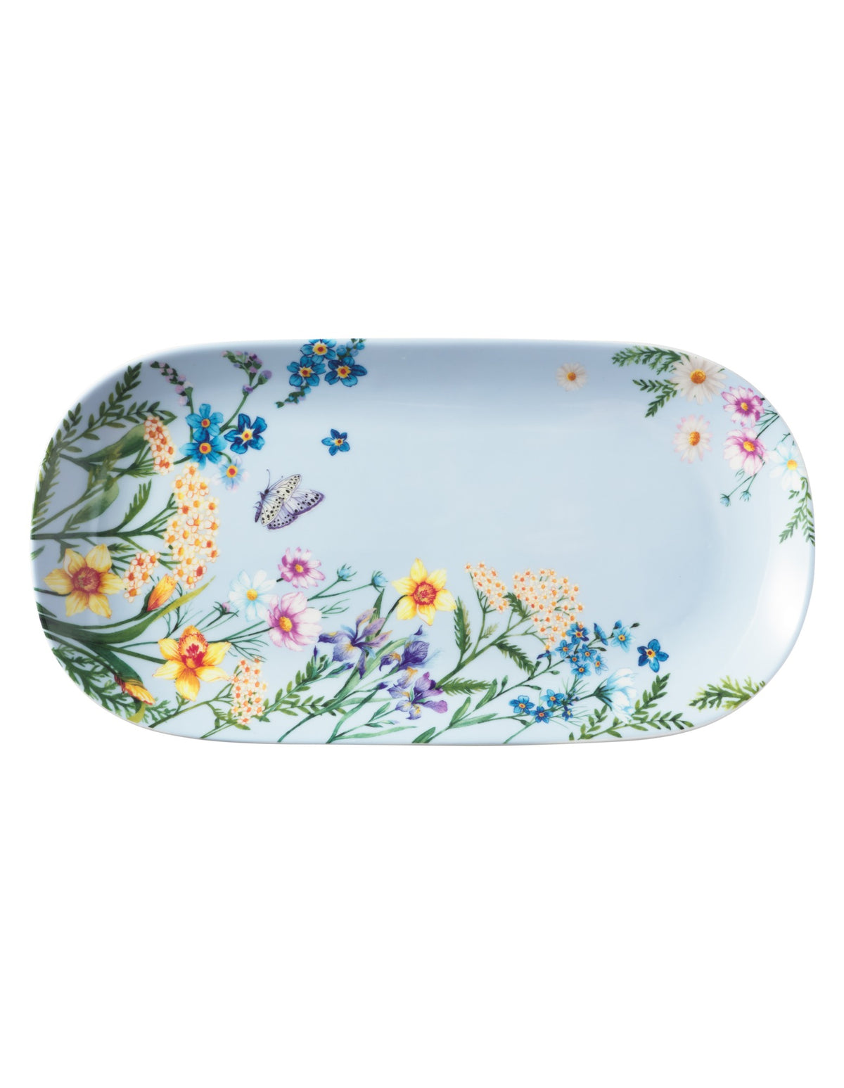Maxwell & Williams Fluttering Meadow Oblong Platter 33x17cm Gift Boxed