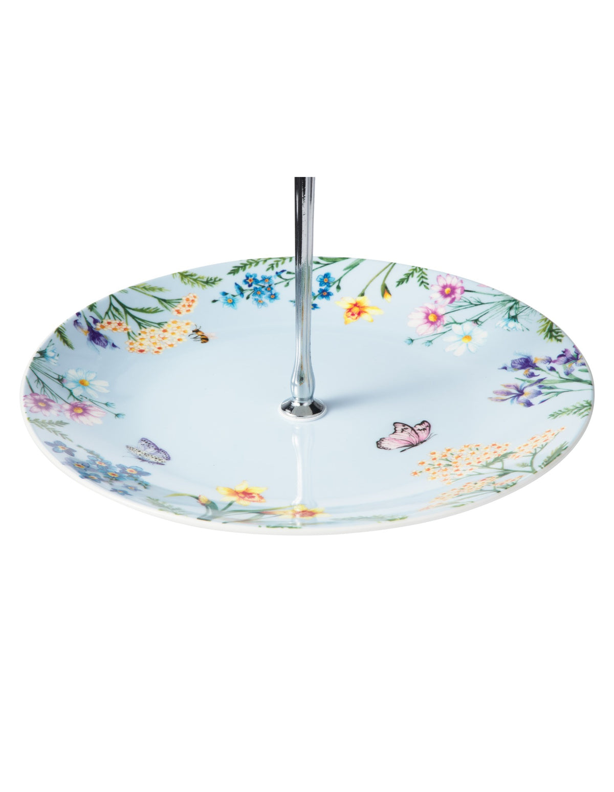 Maxwell & Williams Fluttering Meadow 2 Tiered Cake Stand 15/19x26cm Gift Boxed