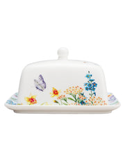Maxwell & Williams Fluttering Meadow Butter Dish 17.5x13x11cm Gift Boxed
