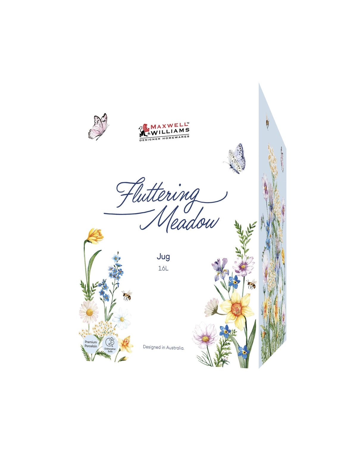 Maxwell & Williams Fluttering Meadow Jug 1.6L Gift Boxed
