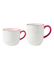 Maxwell & Williams  White Christmas 2026 Santa & Me Set of 2 White Gift Boxed