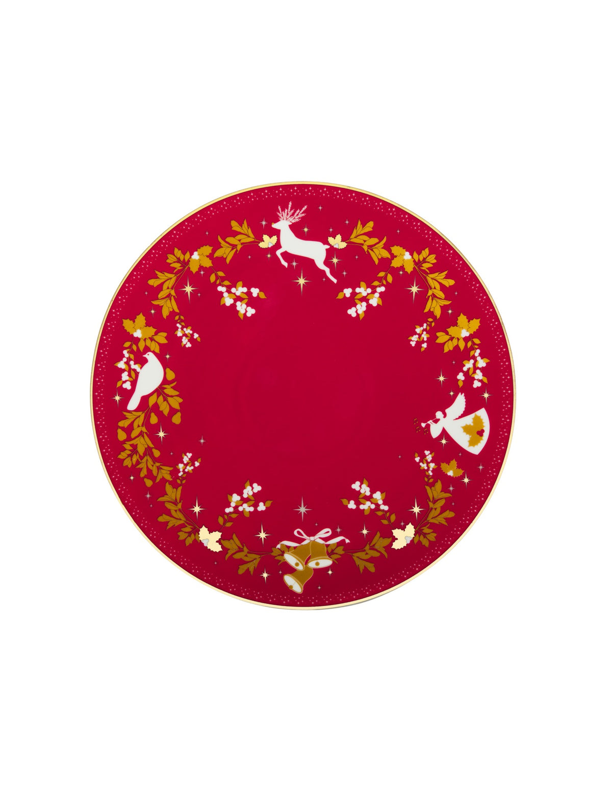 Maxwell & Williams  White Christmas 2026 Footed Cake Stand 28cm Gift Boxed