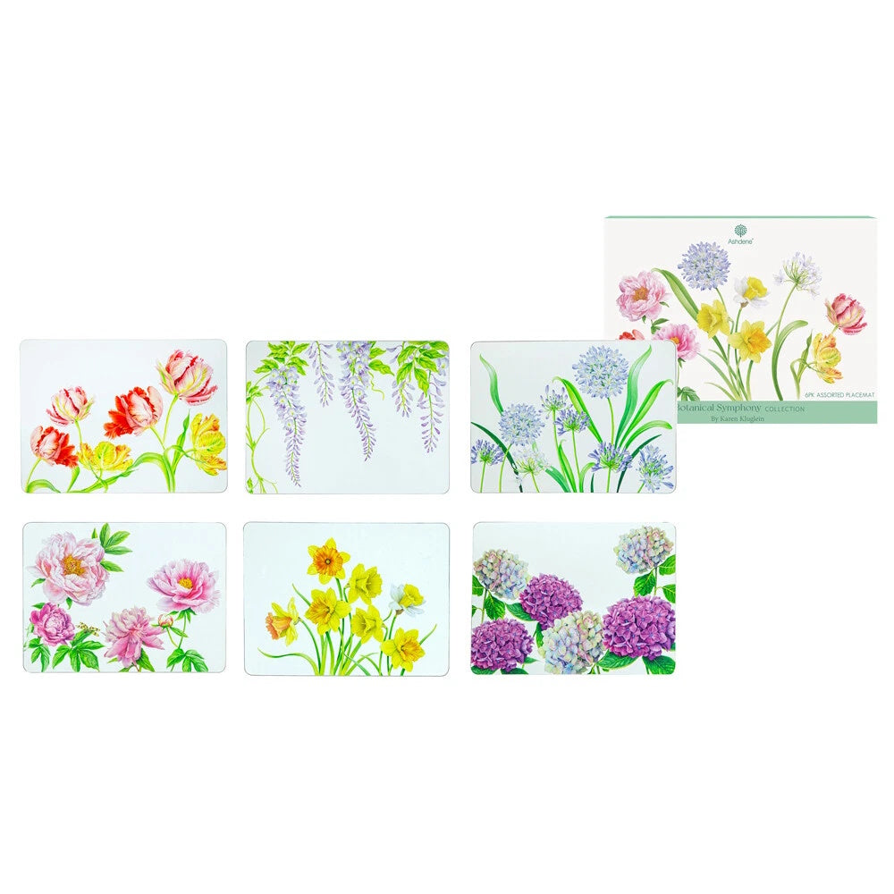 Ashdene Botanical Symphony 6pk Placemat