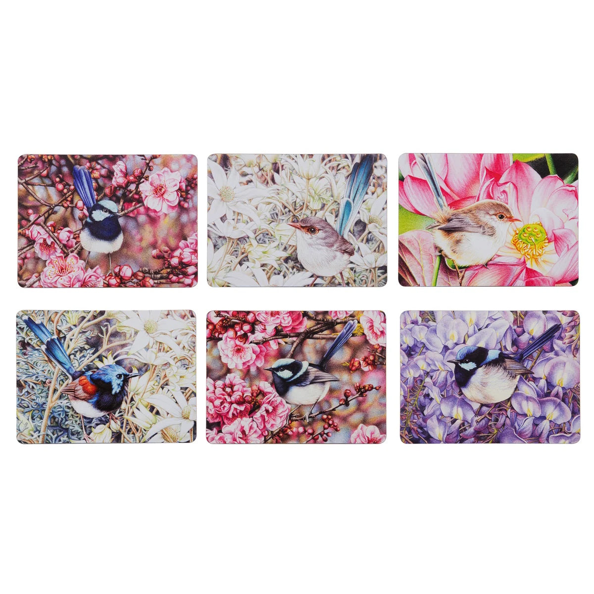 Ashdene Pretty Little Wren 6pk Placemat