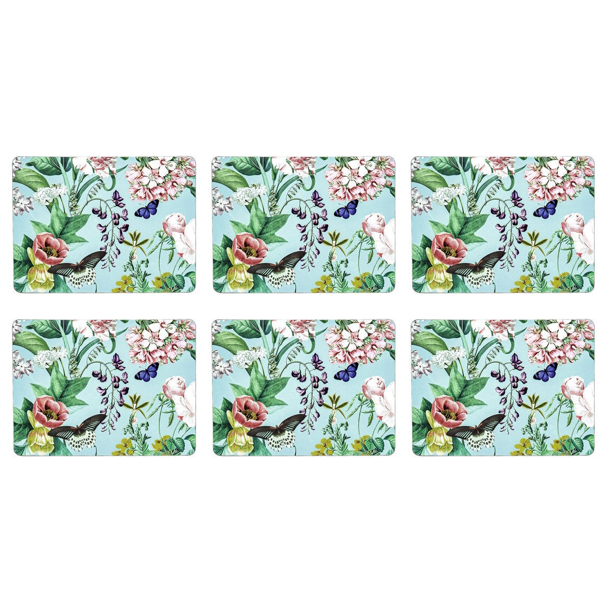 Ashdene Romantic Garden 6pk Placemat