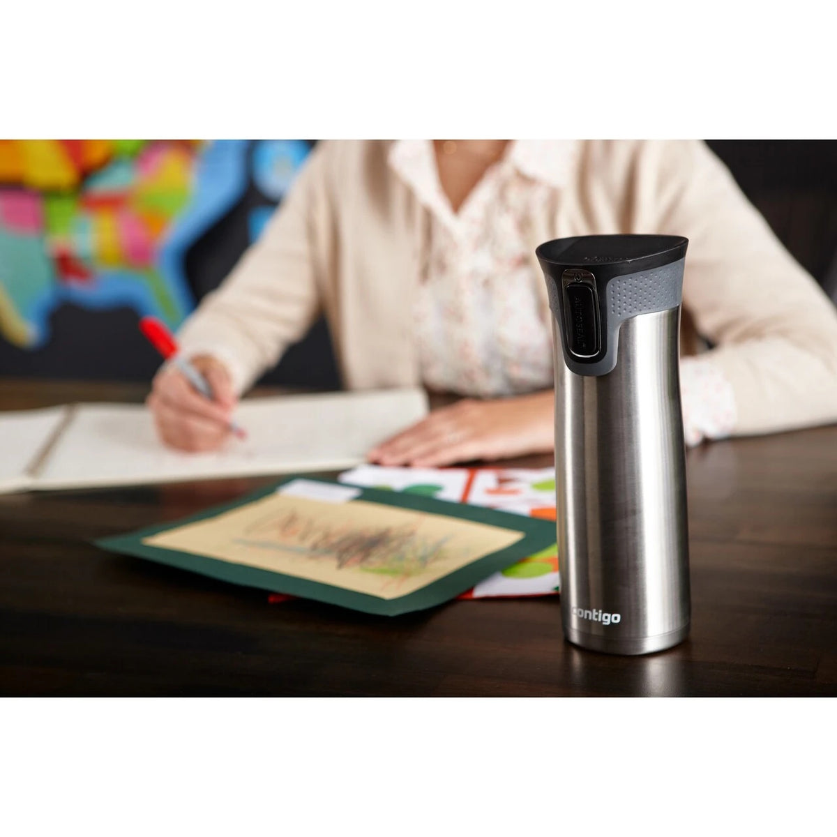 Contigo Westloop Autoseal Travel Mug 591ml Stainless Steel