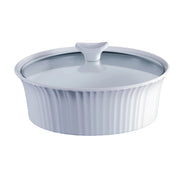 Corningware French White 2.35L Round Covered Casserole