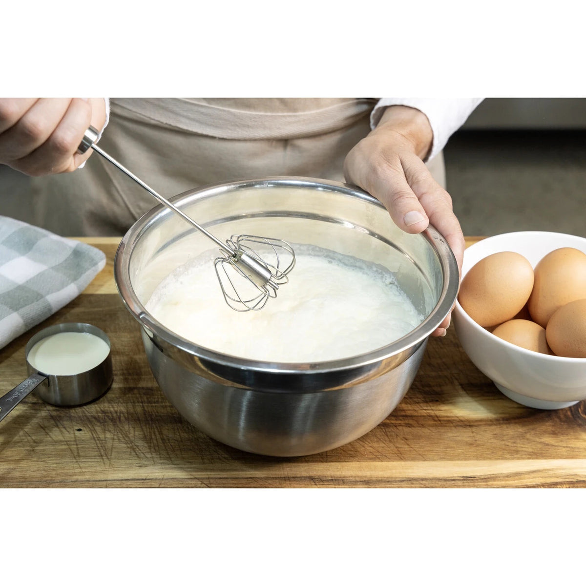 Cuisena Semi Auto Whisk SS - 25.5cm