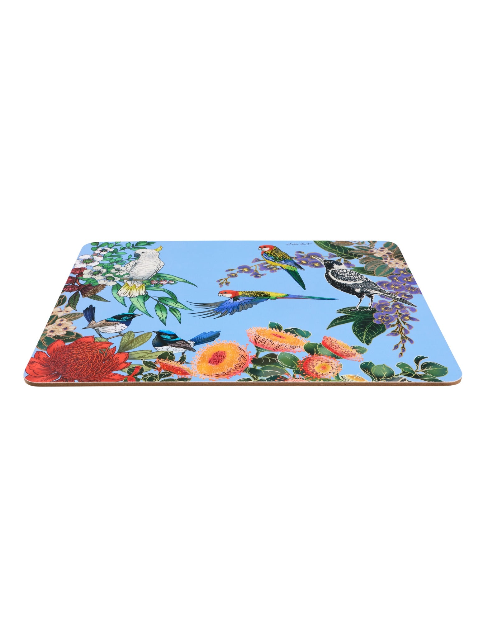 Maxwell & Williams Eloise Short Native Grace Cork Back Placemat 34x26.5cm Set of 4 Gift Boxed