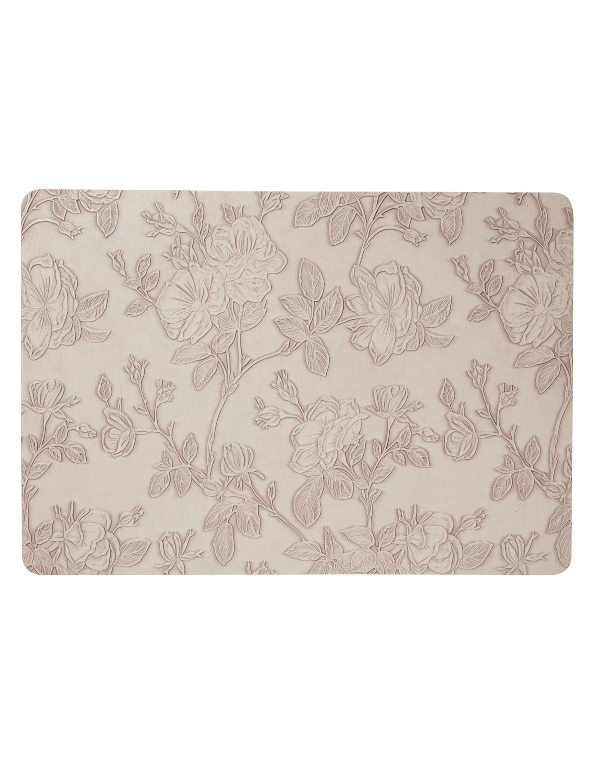 Maxwell & Williams Table Accents Embossed Placemat 43x30cm Taupe Floral