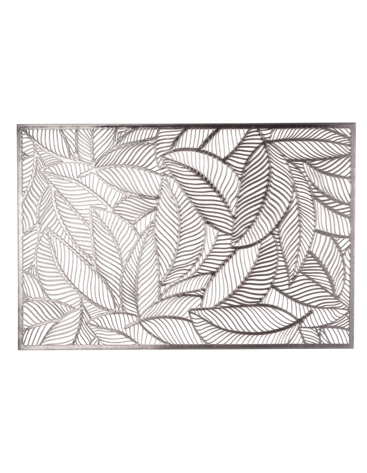 Maxwell & Williams Table Accents Cut-Out Placemat 45x30cm Leaf Silver
