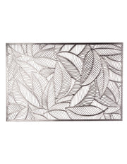 Maxwell & Williams Table Accents Cut-Out Placemat 45x30cm Leaf Silver