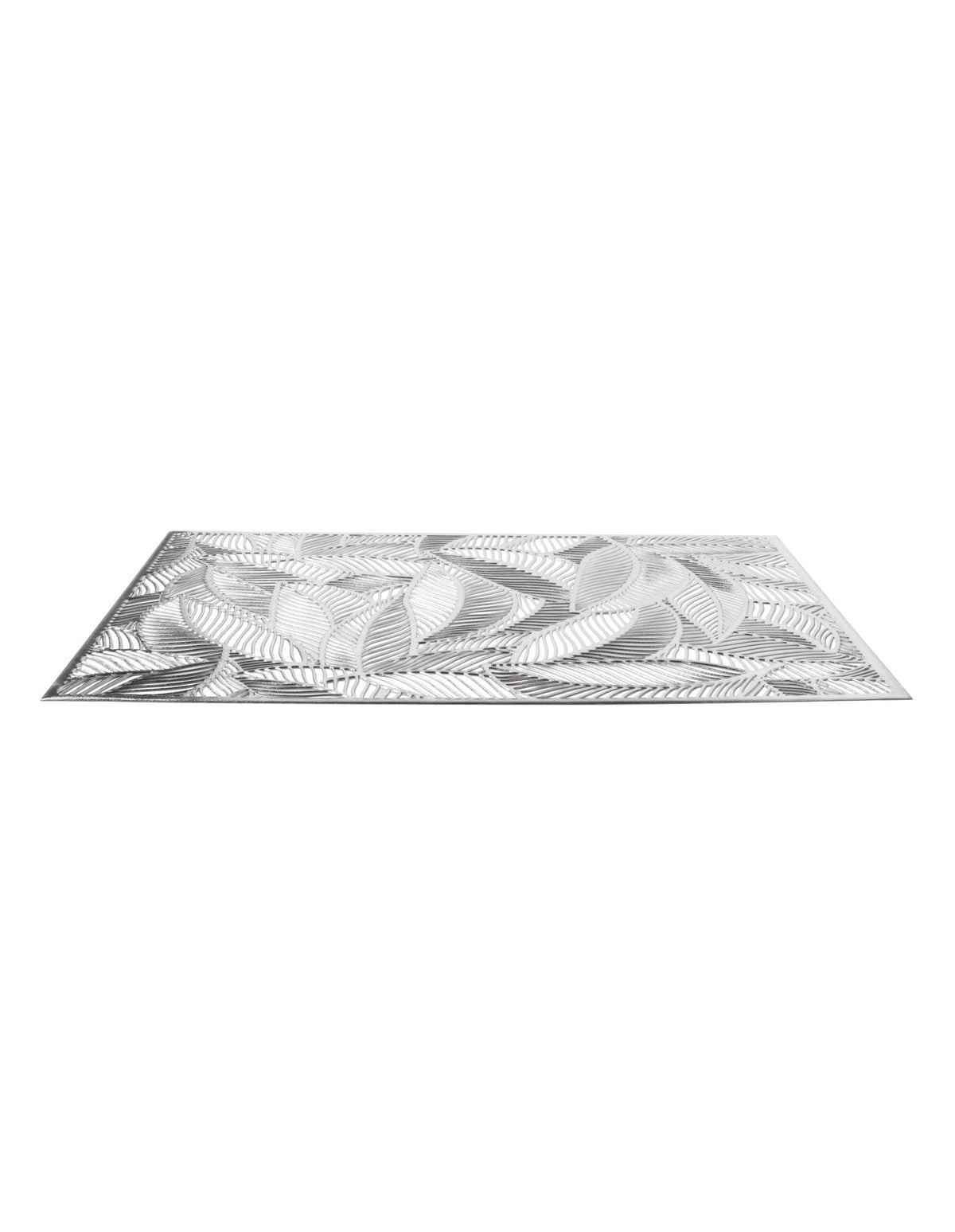 Maxwell & Williams Table Accents Cut-Out Placemat 45x30cm Leaf Silver