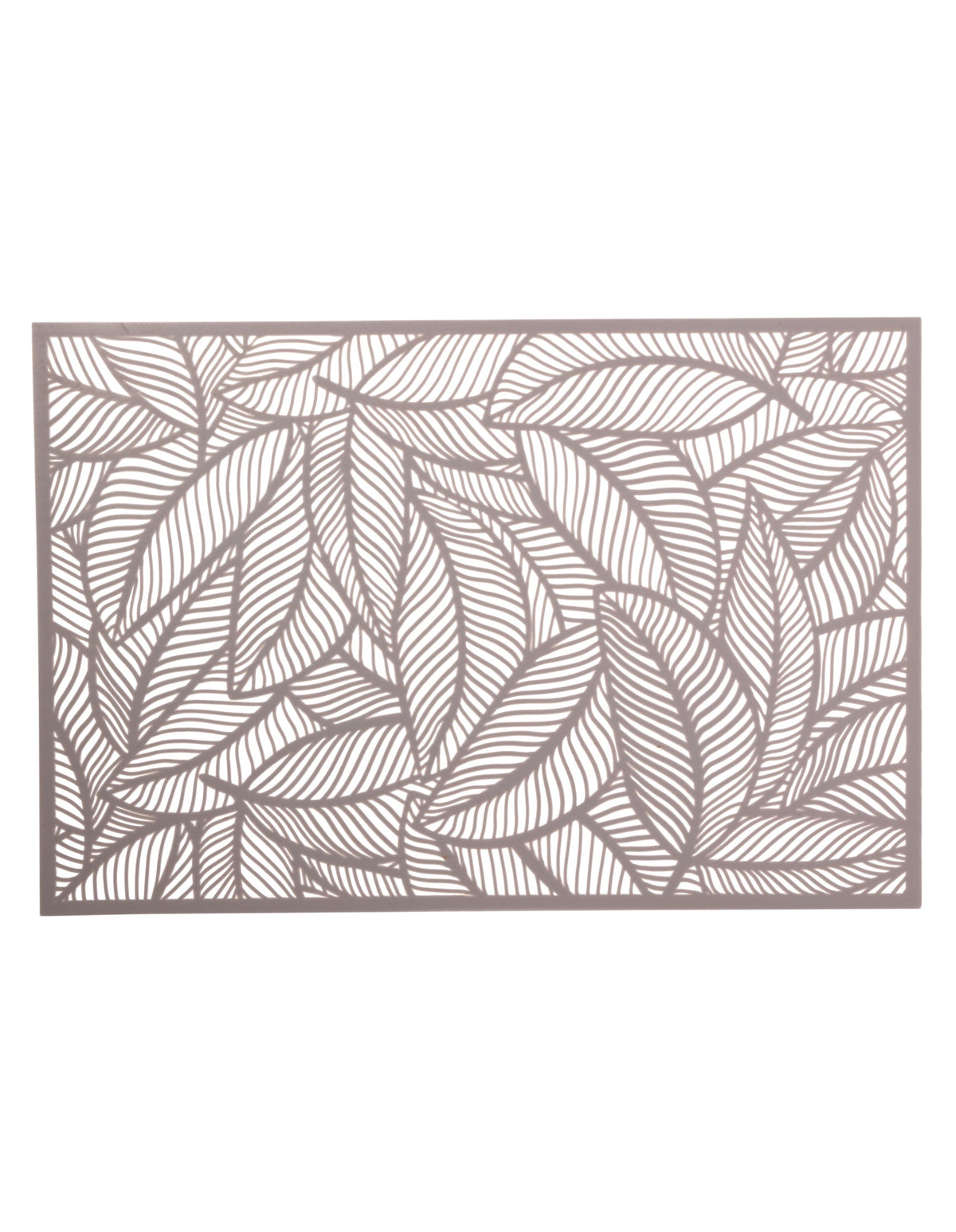 Maxwell & Williams Table Accents Cut-Out Placemat 45x30cm Leaf Silver