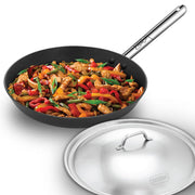 Hawkins Futura 29 cm Frying Pan, with Stainless Steel  Lid (INFS29S)
