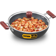 Hawkins Futura 30cm Deep Kadahi w Glass Lid  5 Litre - IAK50G