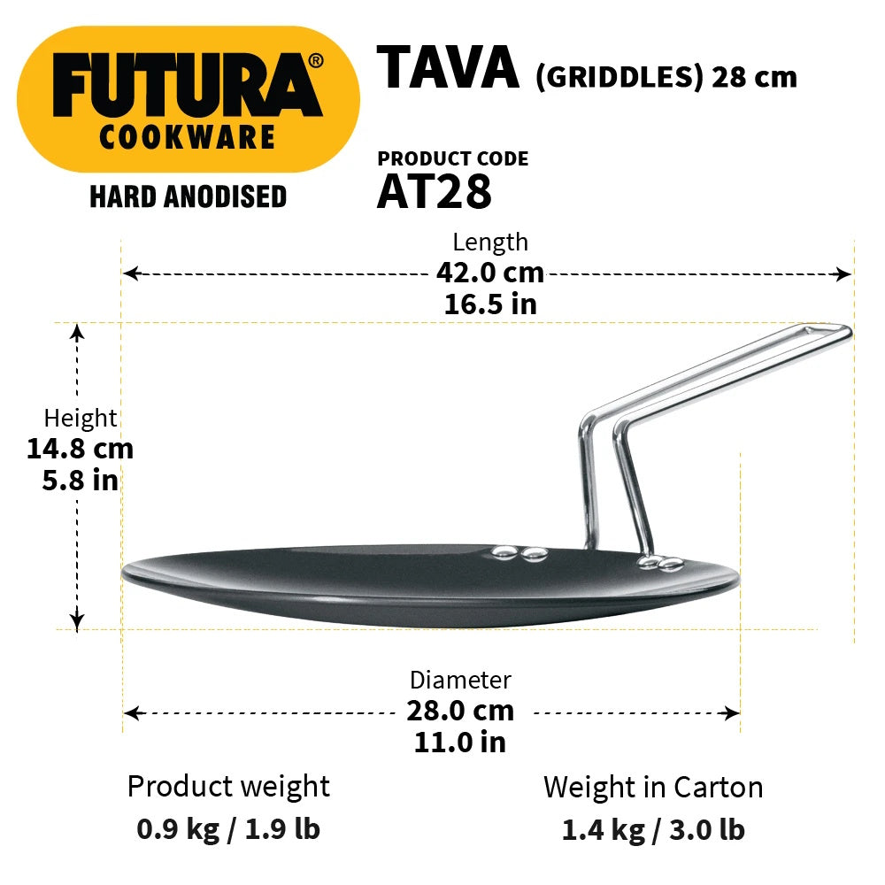 Hawkins Futura Tawa - Hard Anodised (28cm) AT28