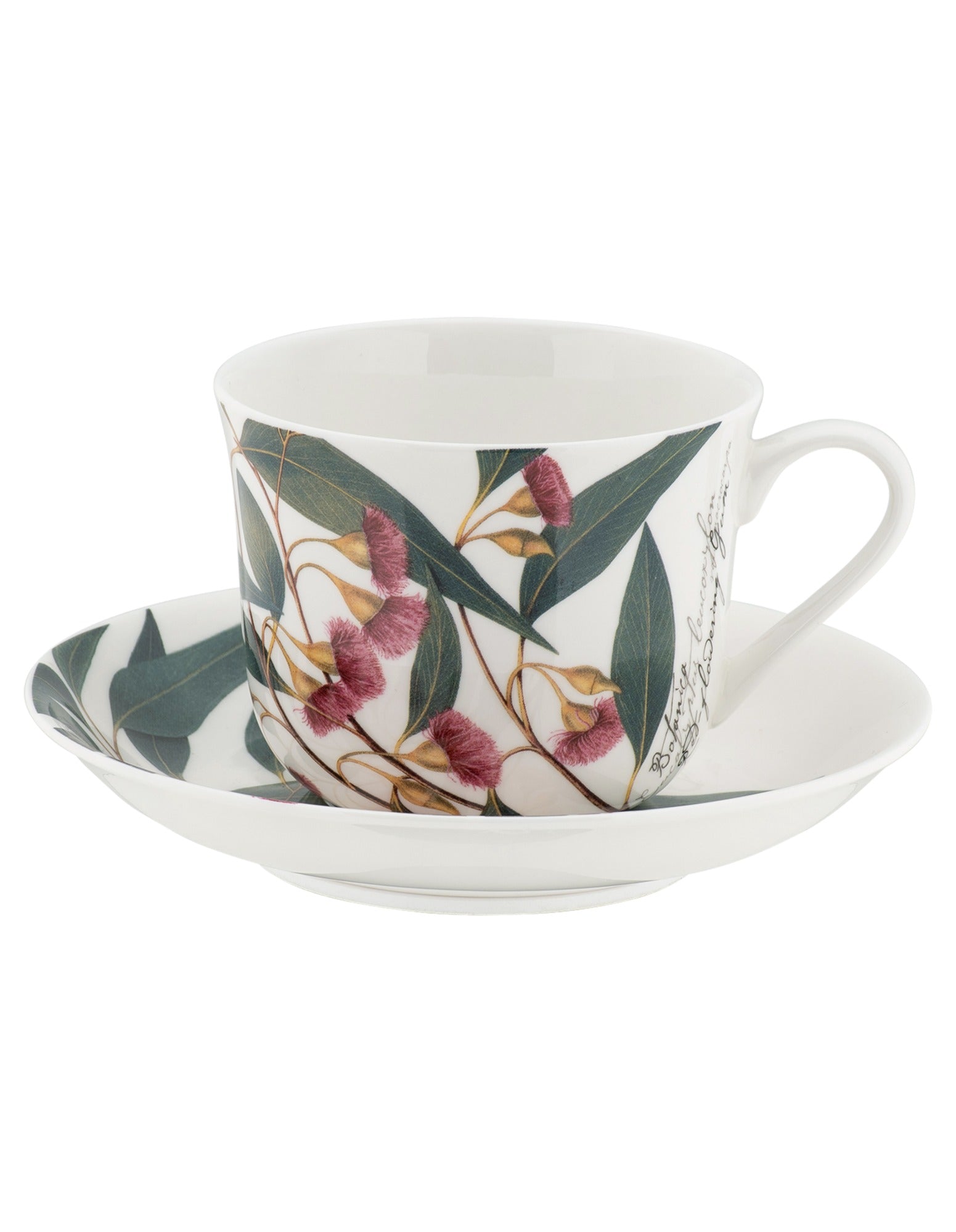 Maxwell & Williams Australian Botanics Breakfast Cup & Saucer 450ML Flowering Gum