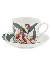 Maxwell & Williams Australian Botanics Breakfast Cup & Saucer 450ML Flowering Gum