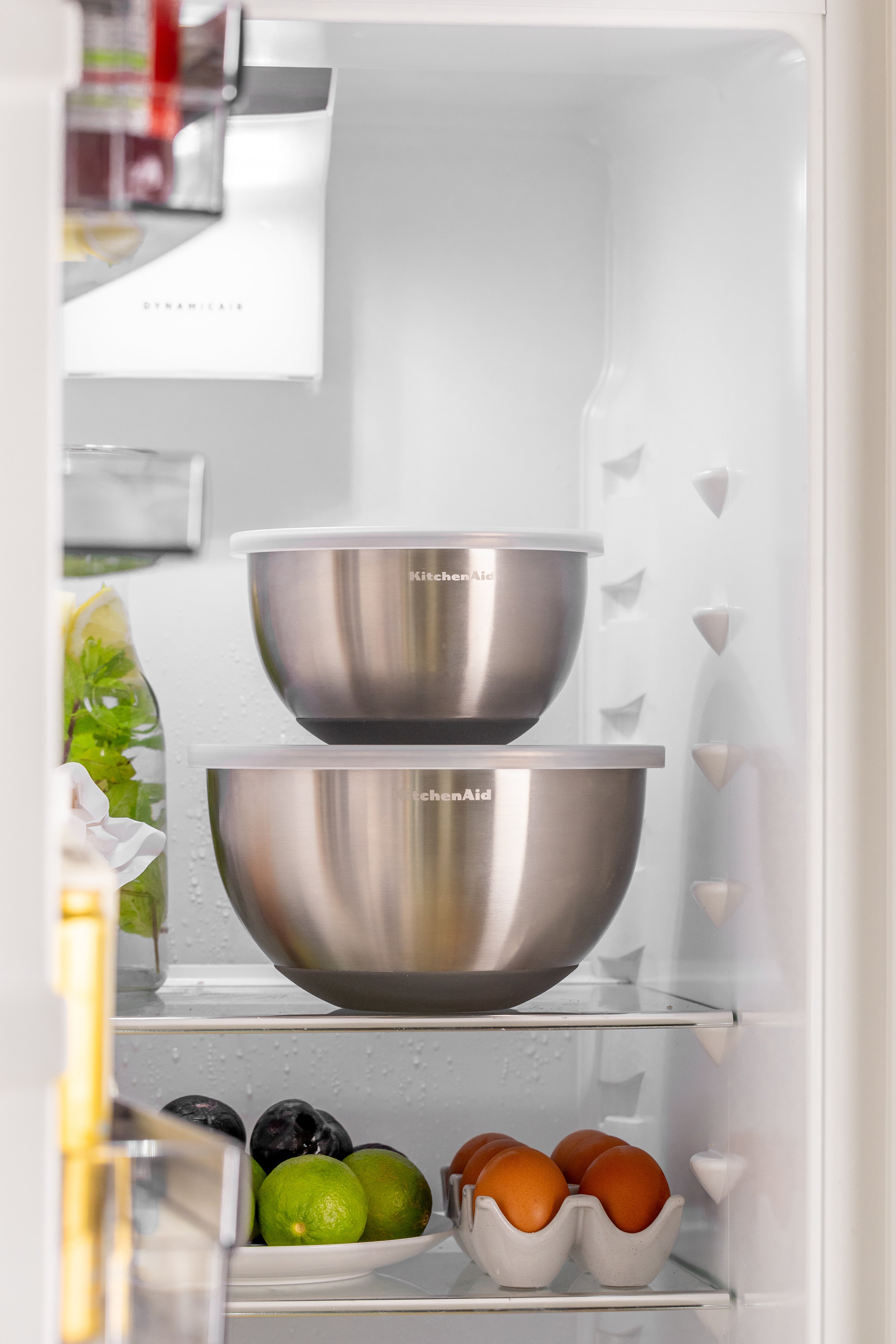 KitchenAid – Stainless Steel Mixing Bowls with Lids Set of 2