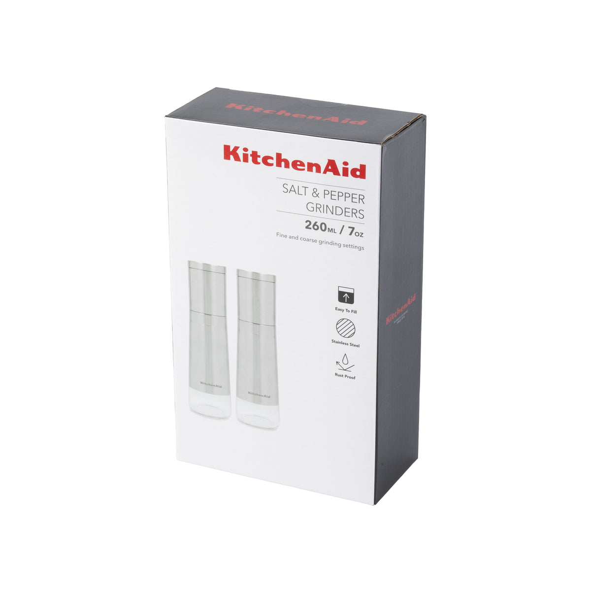 KitchenAid – Stainless Steel Salt & Pepper Grinders
