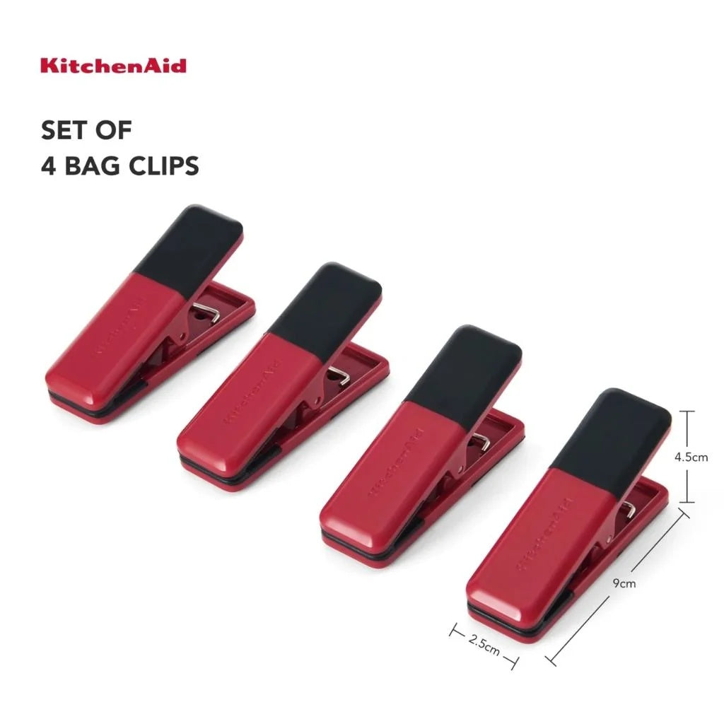 KitchenAid Kitchen Clips - 4 Piece - Empire Red