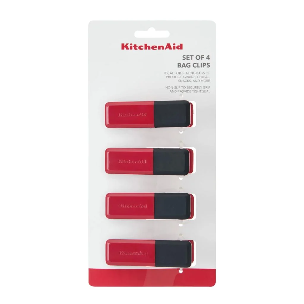 KitchenAid Kitchen Clips - 4 Piece - Empire Red