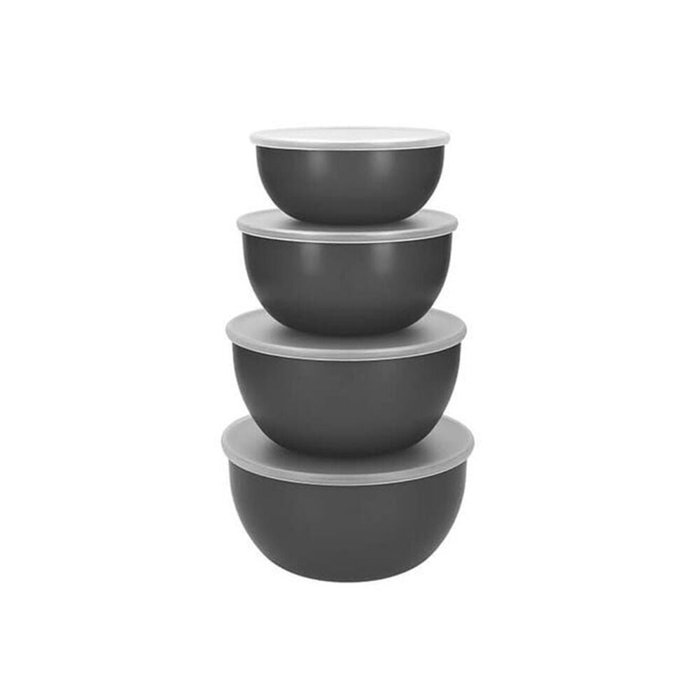 KitchenAid Meal Prep Storage Cointainer With Lids Charcoal Grey 4pc