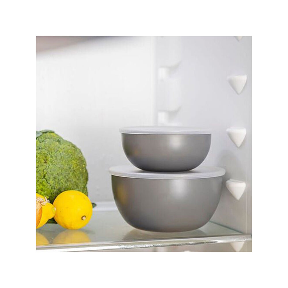 KitchenAid Meal Prep Storage Cointainer With Lids Charcoal Grey 4pc