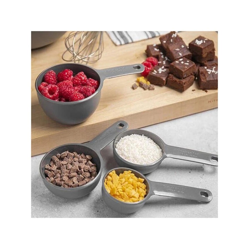 KitchenAid Measuring Cups Cooking Utensil Charcoal Grey 4pc