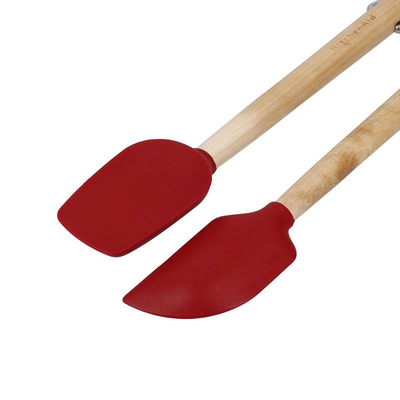 KitchenAid – Birchwood & Empire Red Silicone Mini Spatula Set of 2