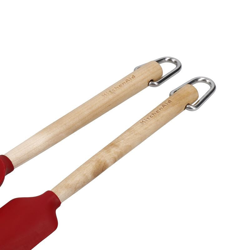KitchenAid – Birchwood & Empire Red Silicone Mini Spatula Set of 2