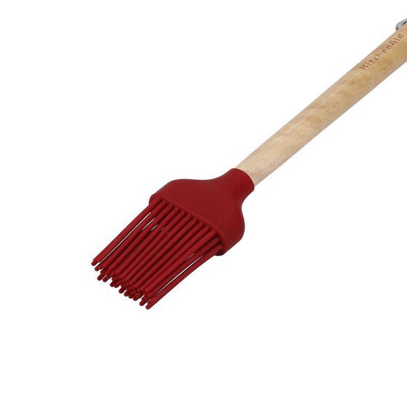 KitchenAid – Birchwood & Empire Red Silicone Pastry Brush