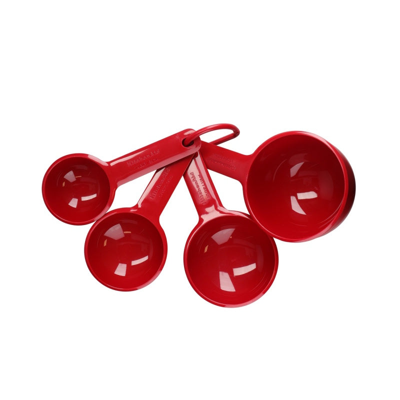 Kitchenaid Set Of 4 Measuring Cups, Empire Red