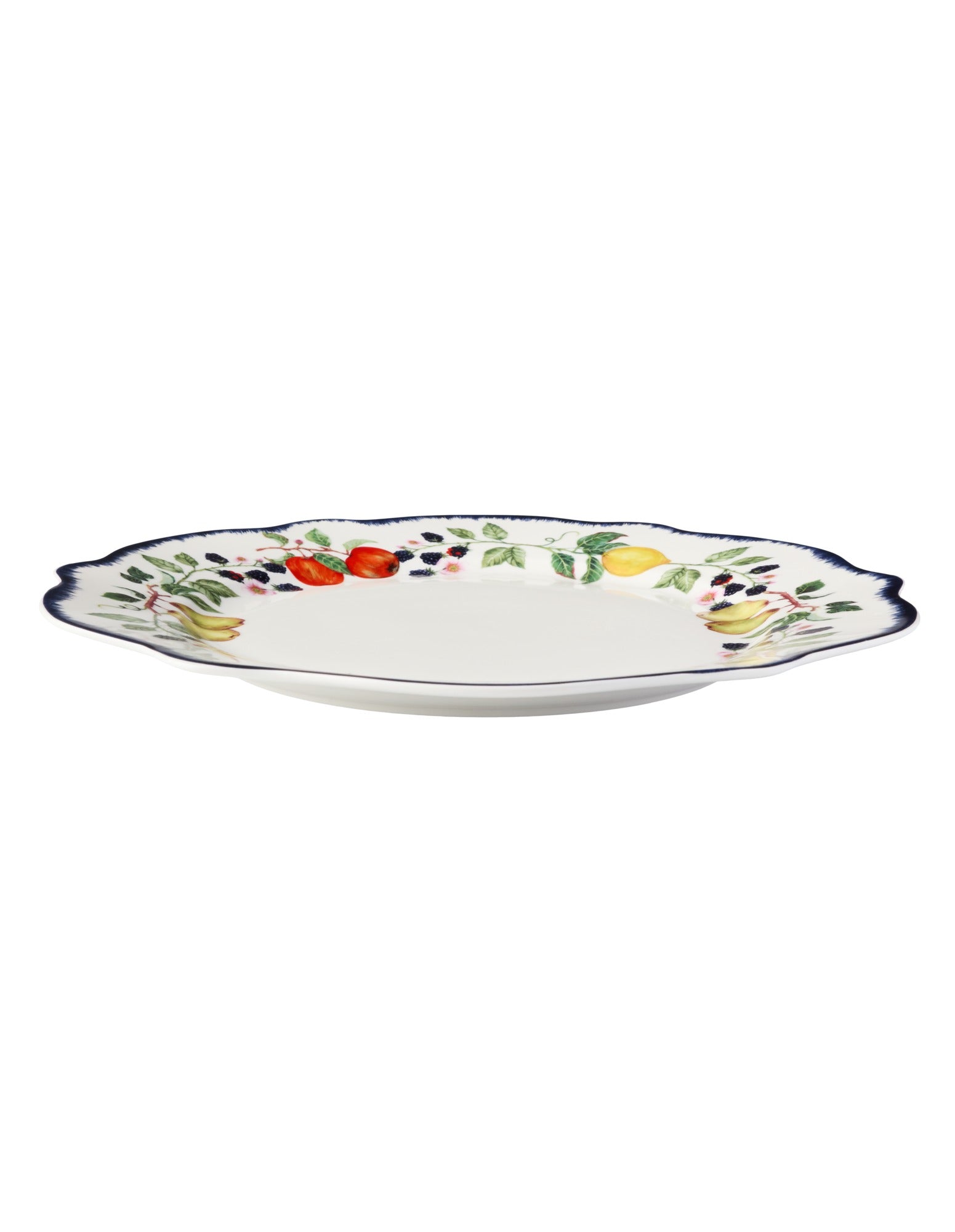 Casa Domani Frutta Scallop Rim Plate 27cm