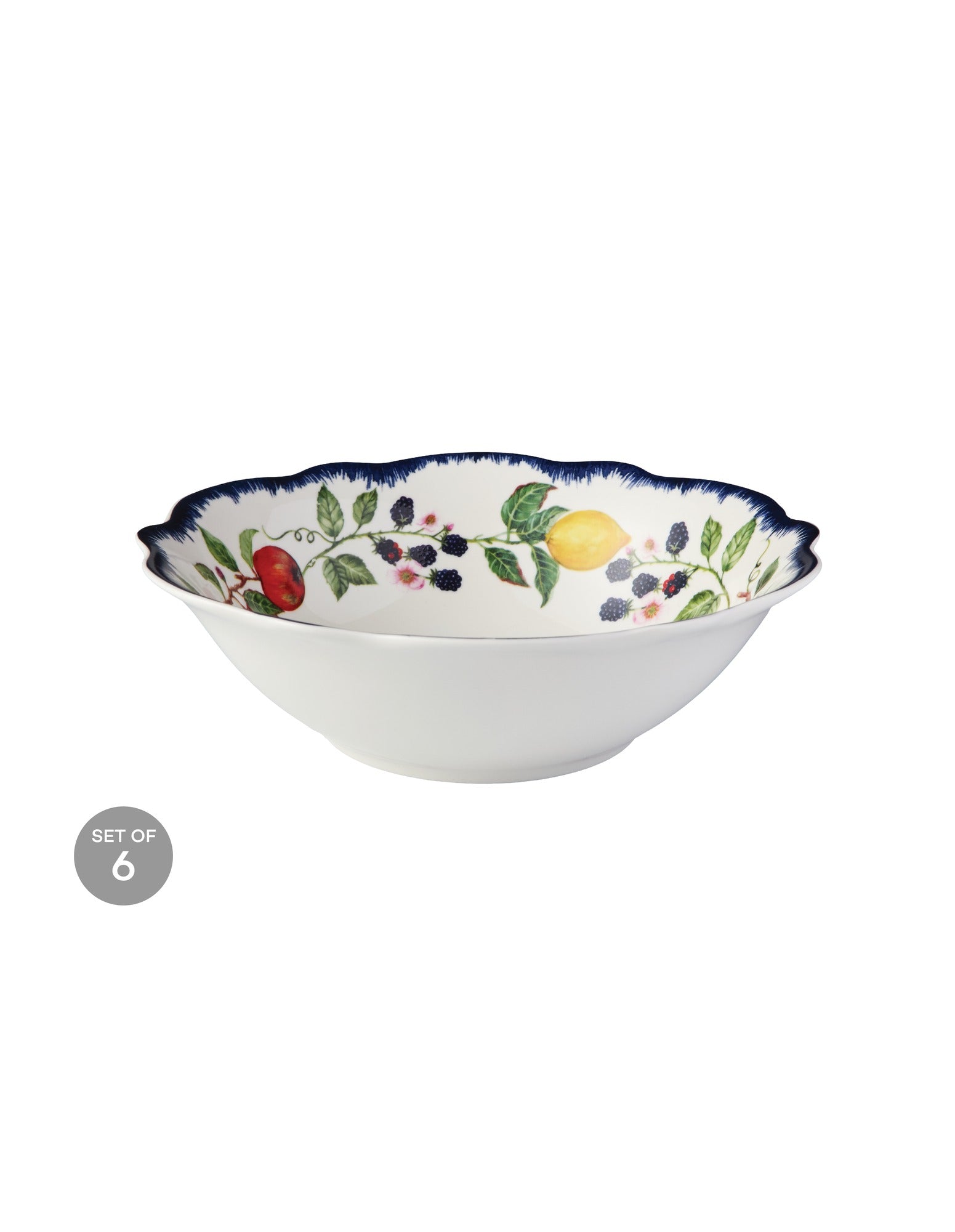 Casa Domani Frutta Scallop Coupe Bowl 15x4.5cm