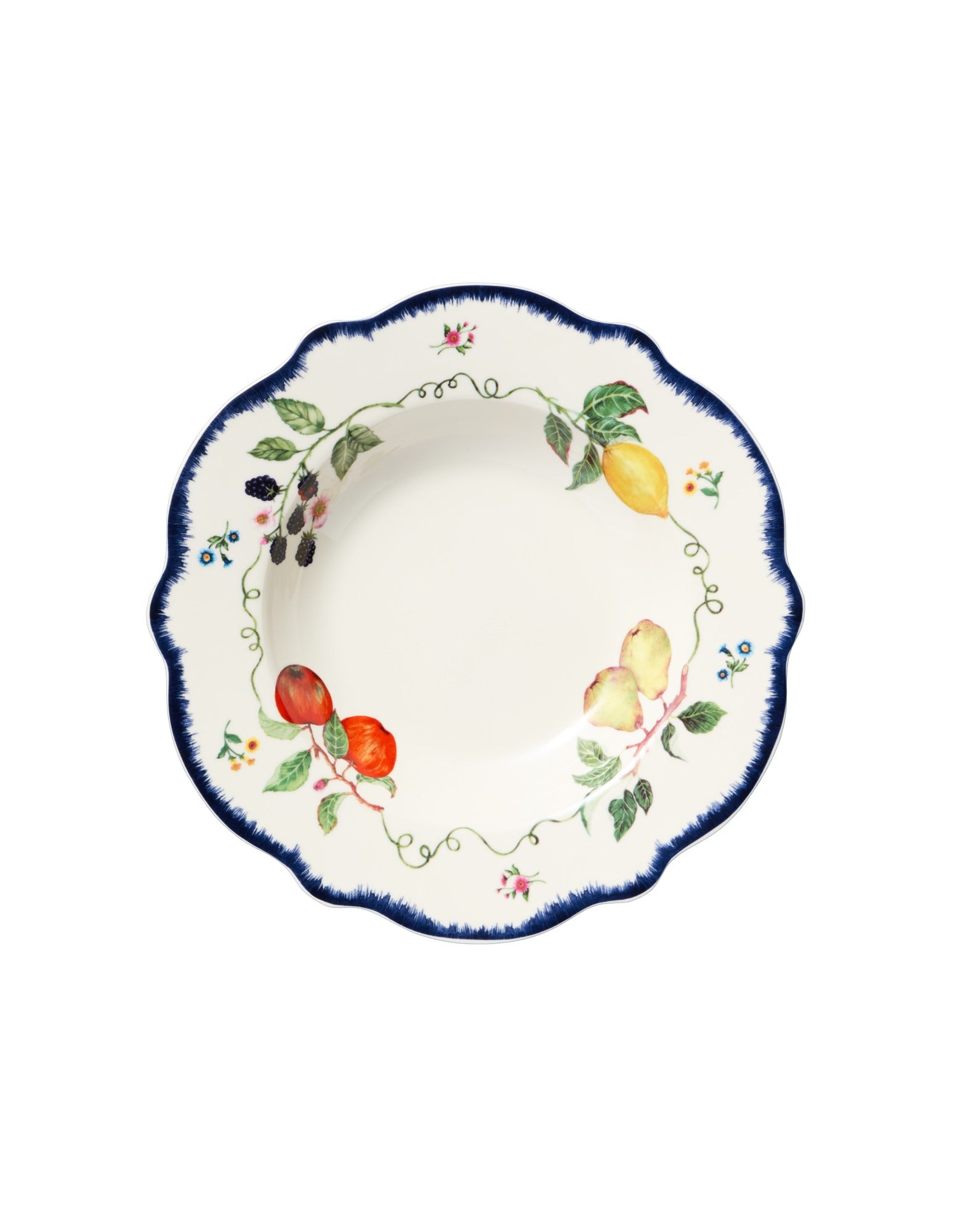 Casa Domani Frutta Scallop Rim Bowl 22x3.5cm