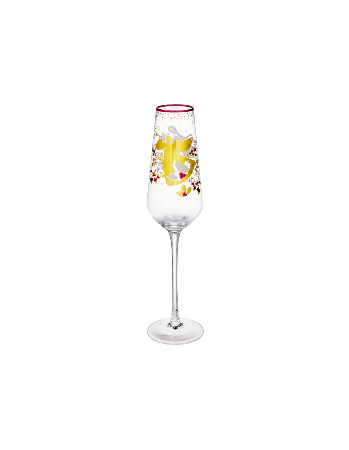 Maxwell & Williams  White Christmas 2026 Champagne Flute 240ML Set of 2 Gold Gift Boxed