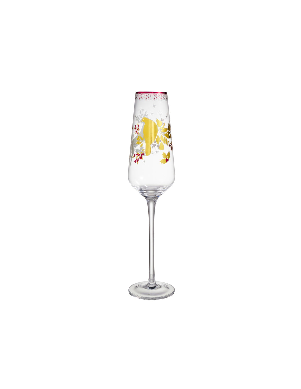 Maxwell & Williams  White Christmas 2026 Champagne Flute 240ML Set of 2 Gold Gift Boxed