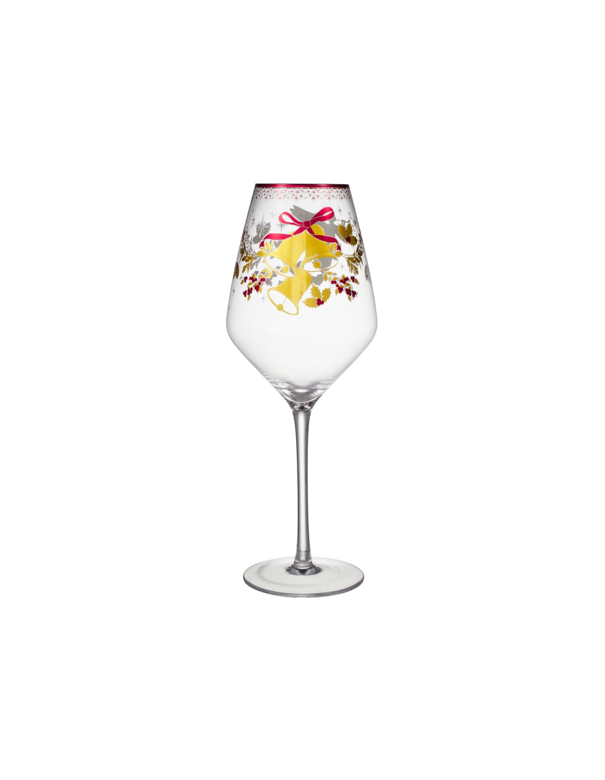 Maxwell & Williams  White Christmas 2026 Wine Glass 500ML Set of 2 Gold Gift Boxed