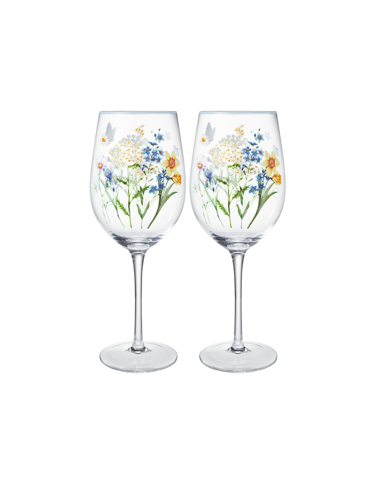 Maxwell & Williams Fluttering Meadow Wine Glass 580ML Set of 2 Gift Boxed