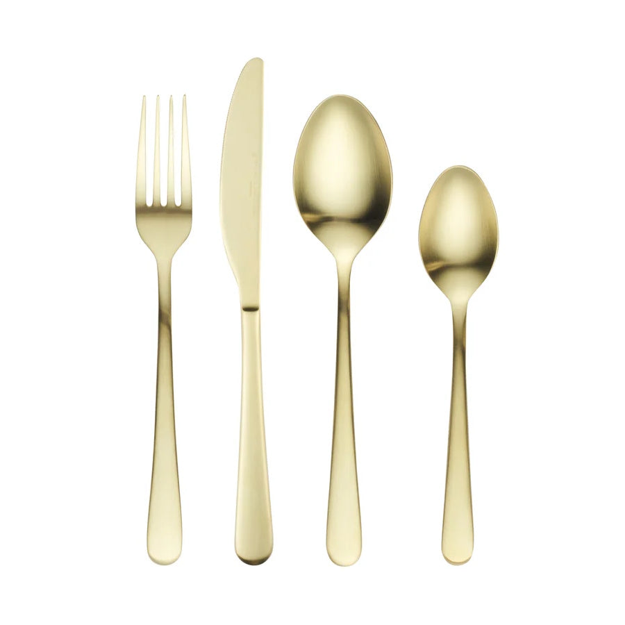 Maxwell & Williams Lume 16pcs Cutlery Set Champagne Gift Boxed