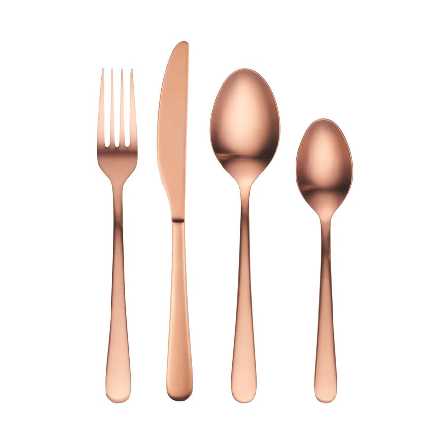 Maxwell & Williams Lume 16pcs Cutlery Set Rose Gold Gift Boxed