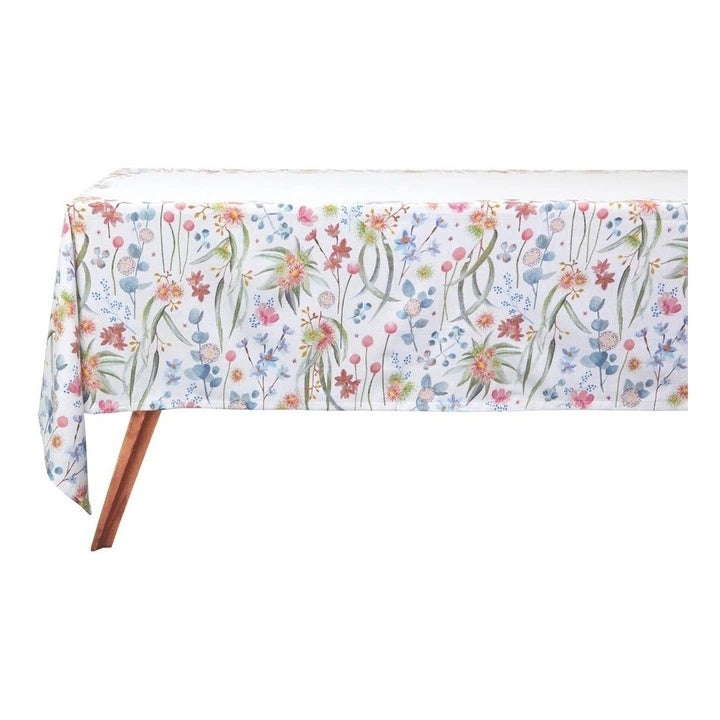 Maxwell & Williams Royal Botanic Gardens Eucalyptus Bloom Cotton Tablecloth 270x150cm