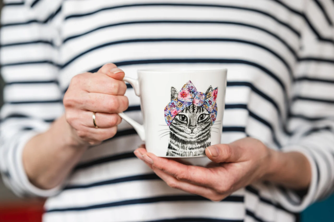 Mikasa Tipperleyhill Fine China Mug 380ml (Cat)