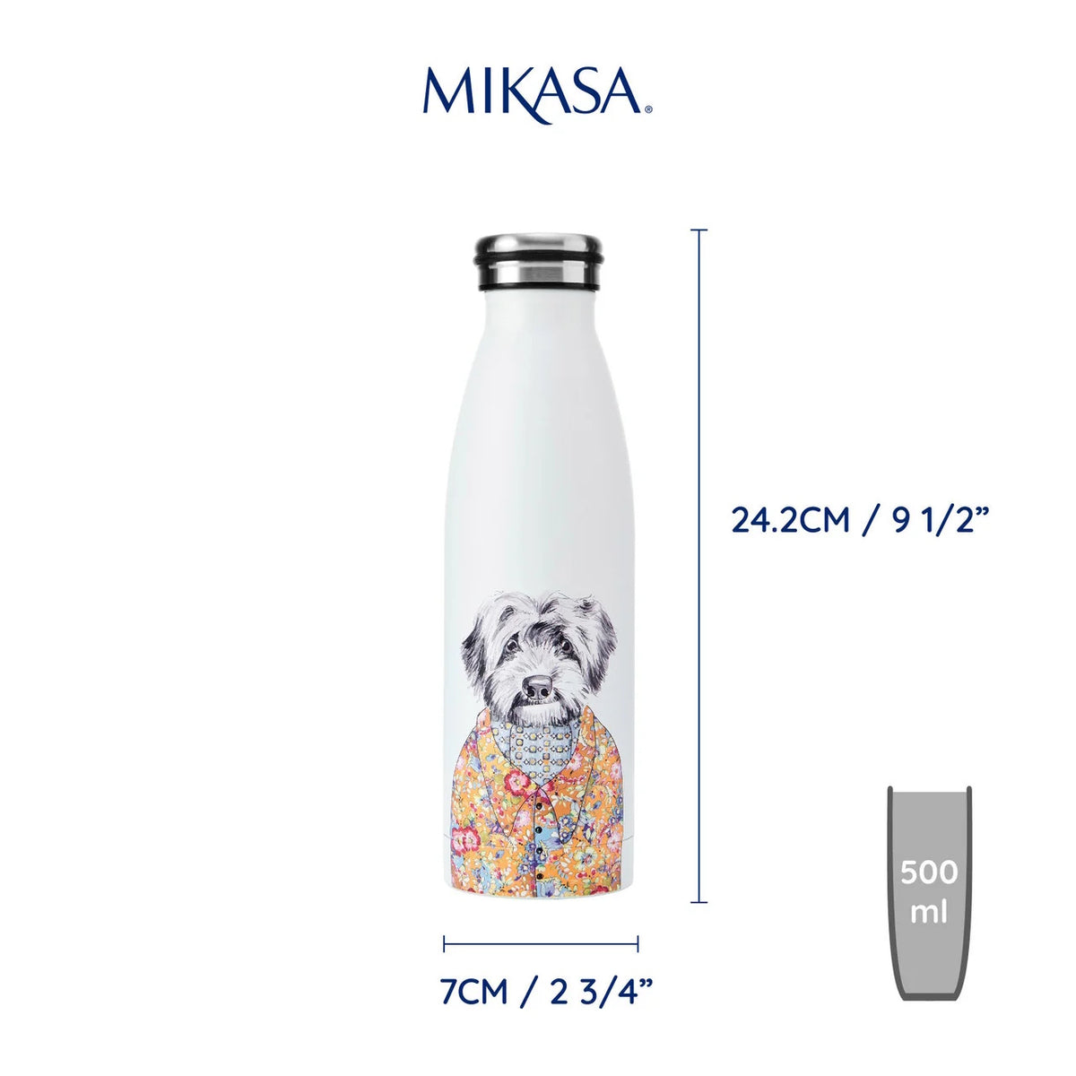 Mikasa Tipperleyhill Insulated Bottle 500ml (Cockapoo)
